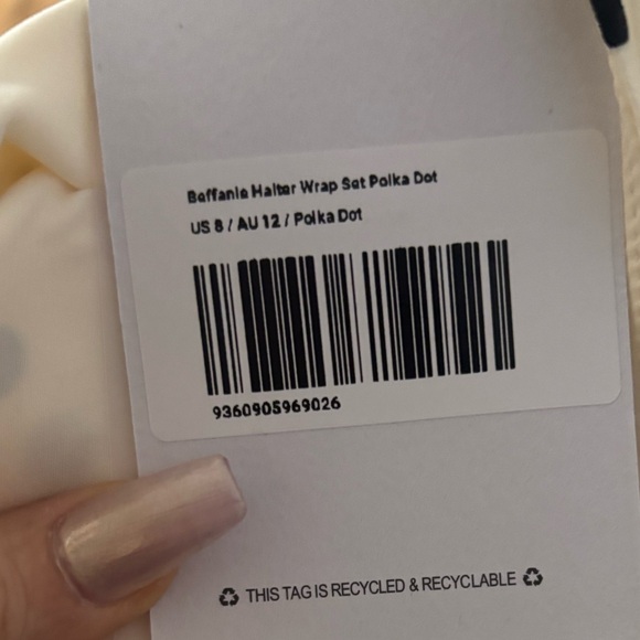 NWT PRINCESS POLLY Beffanie Halter Wrap 2-Piece Matching Coord Set - Picture 5 of 5